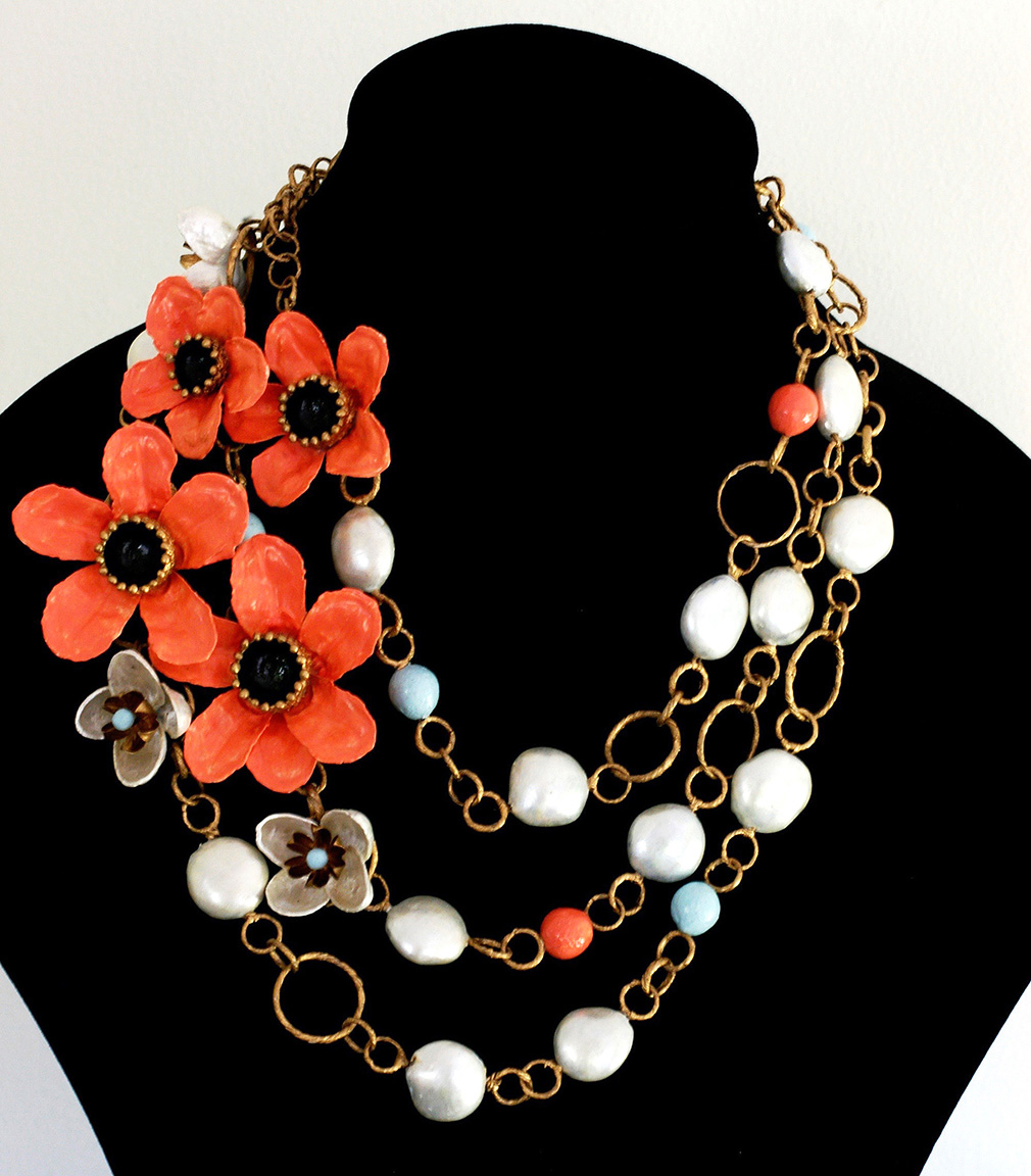 Newport Flower Necklace